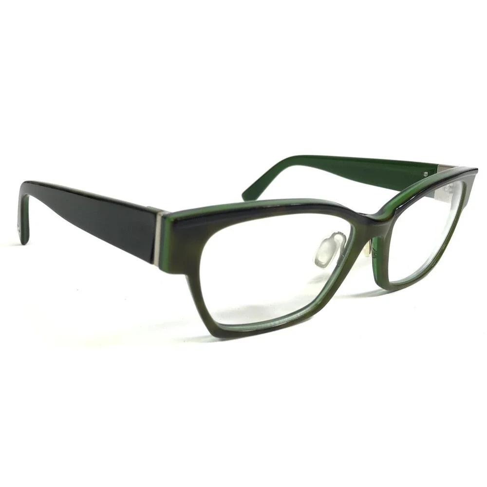 Seraphin Eyeglasses Frames HENNEPIN Green Tortoise Cat Eye Full Rim 51-17-140